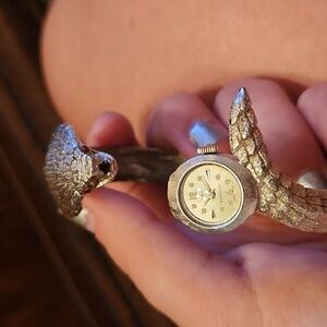 1960s Sheffield Red Eye Cobra Bracelet/Watch